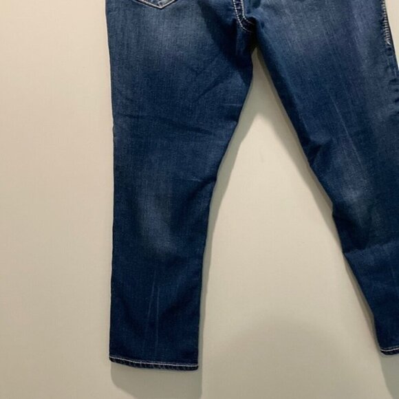 Seven7 Blue Straight Leg Blue Jeans size 10​​​​​​​​ - Picture 11 of 15